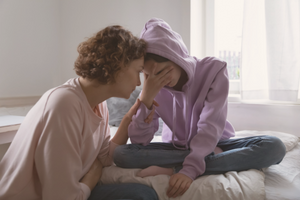 Talk to grieving child