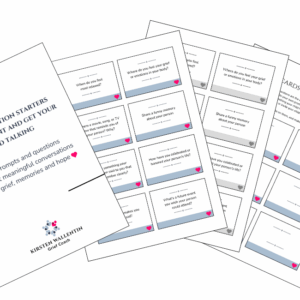 Conversation starters for grieving children
